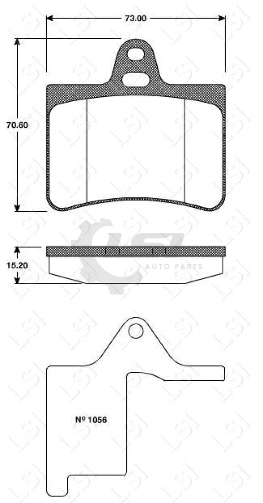 Roadhouse Brake Pads Rear Citroen