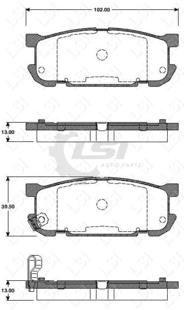 Roadhouse Brake Pads Rear Mazda Mx-5