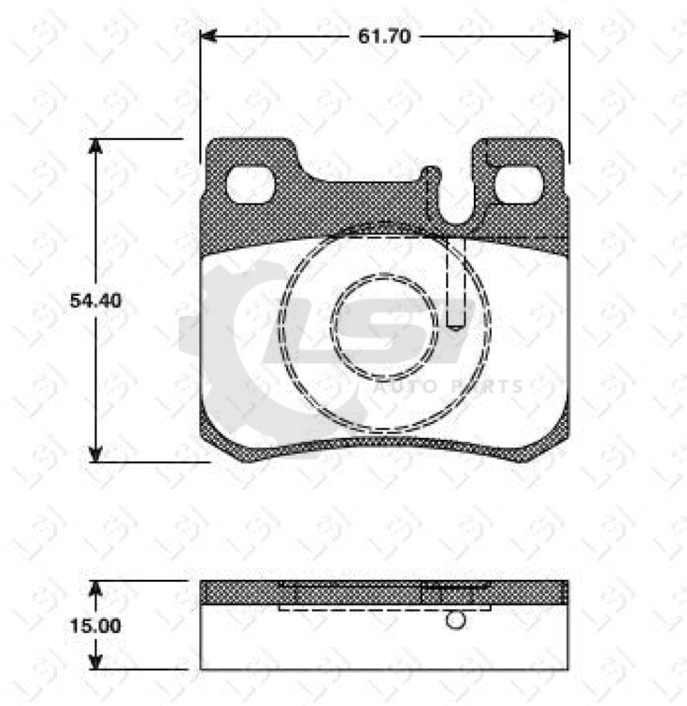 Roadhouse Brake Pads Rear Mercedes Benz