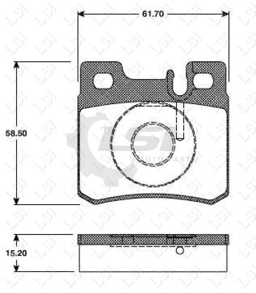 Roadhouse Brake Pads Rear Mercedes Benz