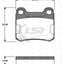 Roadhouse Brake Pads Rear Mercedes Benz