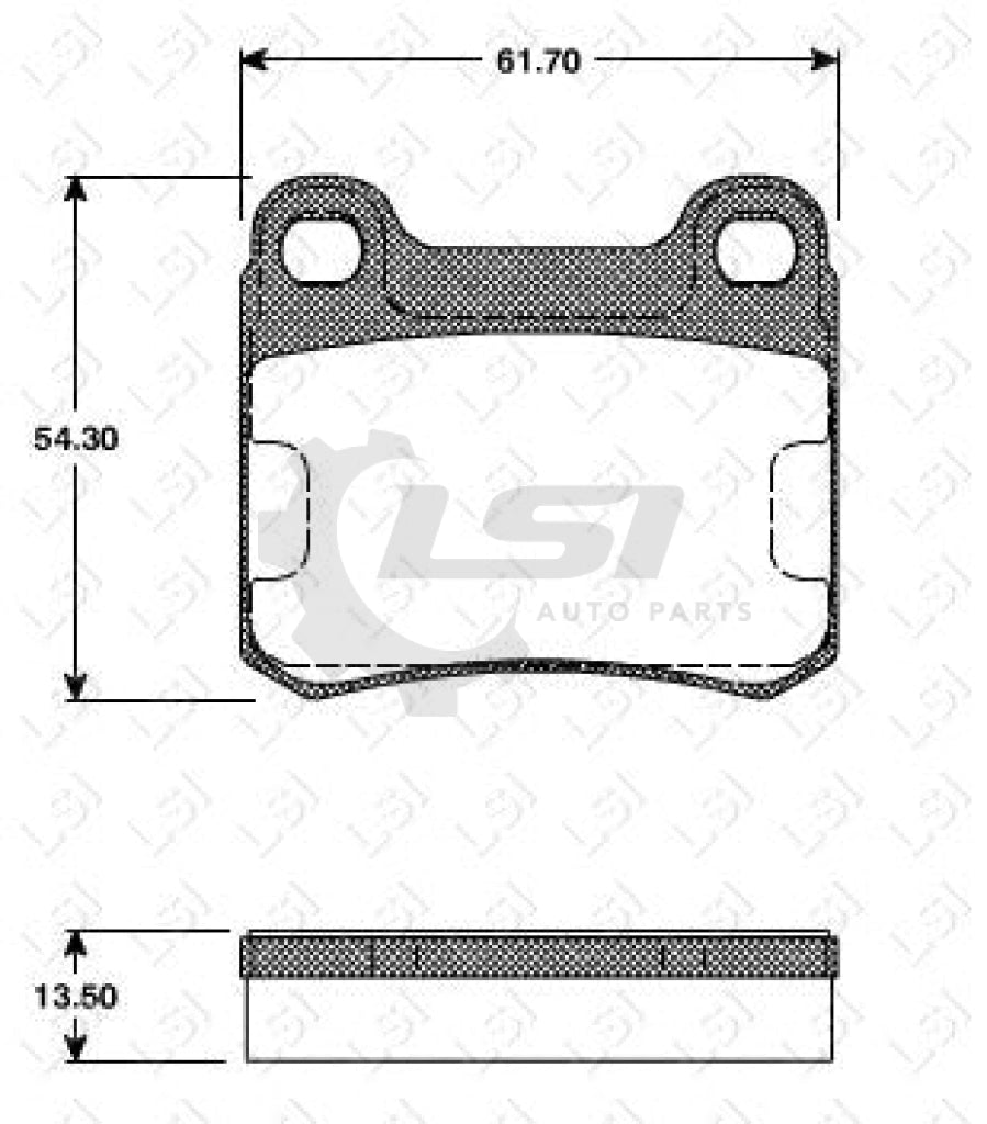 Roadhouse Brake Pads Rear Mercedes Benz