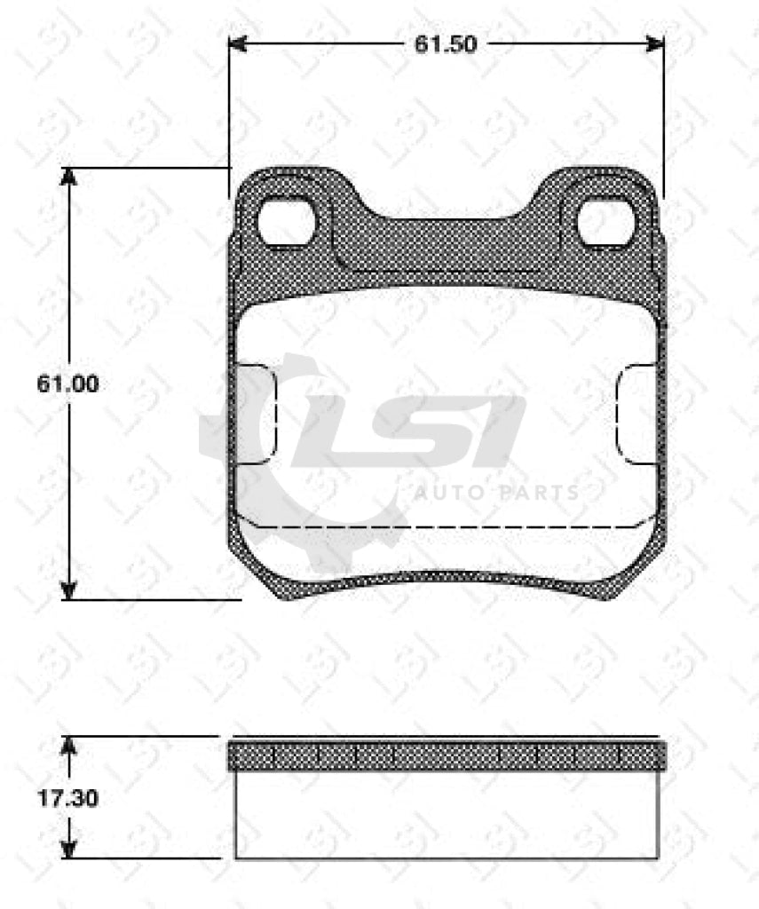 Roadhouse Brake Pads Rear Opel