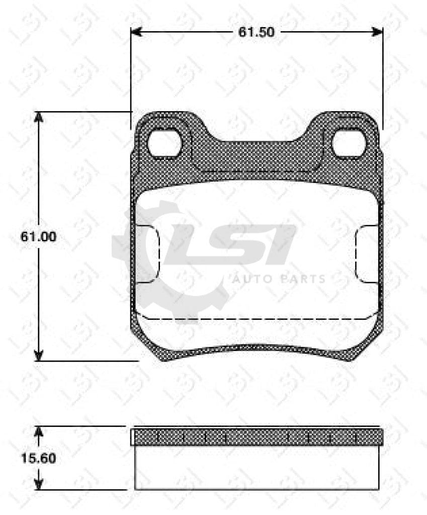 Roadhouse Brake Pads Rear Opel/Saab