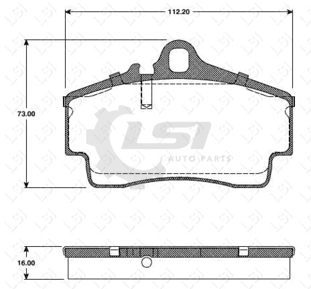 Roadhouse Brake Pads Rear Porsche