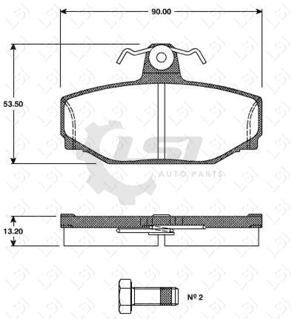 Roadhouse Brake Pads Rear Volvo